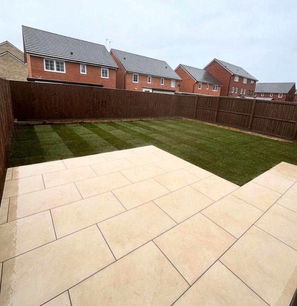 Porcelain paving in Sidcup
